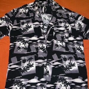 Puritan Monochrome Tropical Shirt